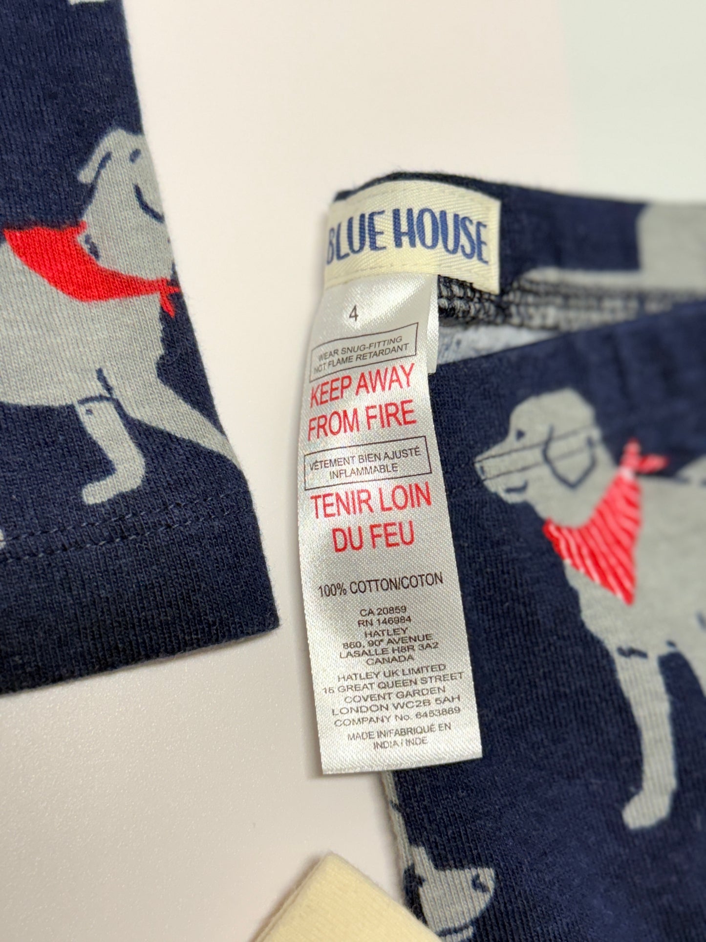 Little Blue House 4T 2pc Dog PJ Set