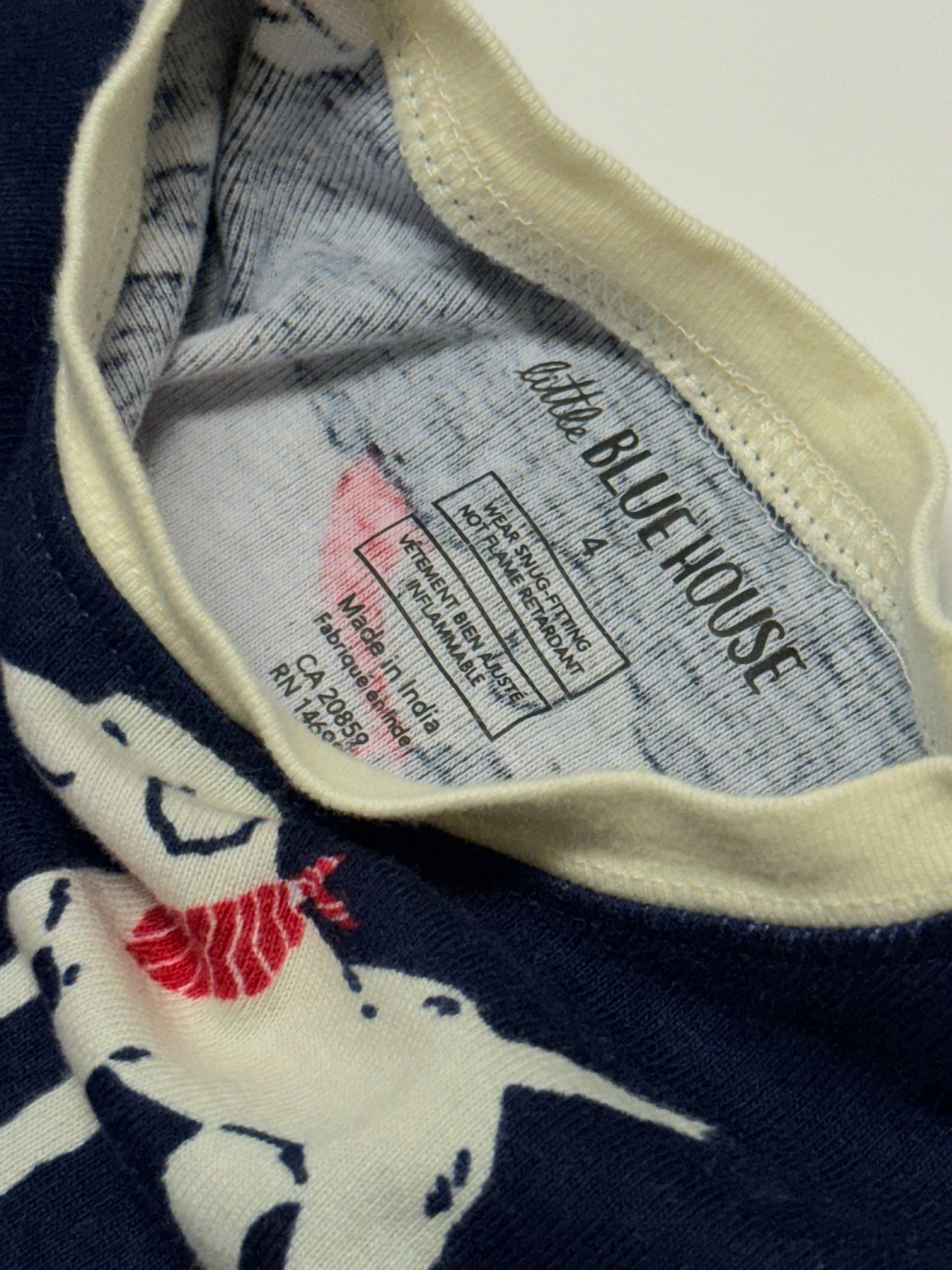 Little Blue House 4T 2pc Dog PJ Set