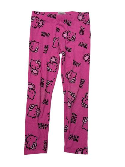 Hello Kitty Pink Print Leggings Size 4-5