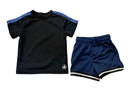 Body Glove Black Rash Guard Set 3T