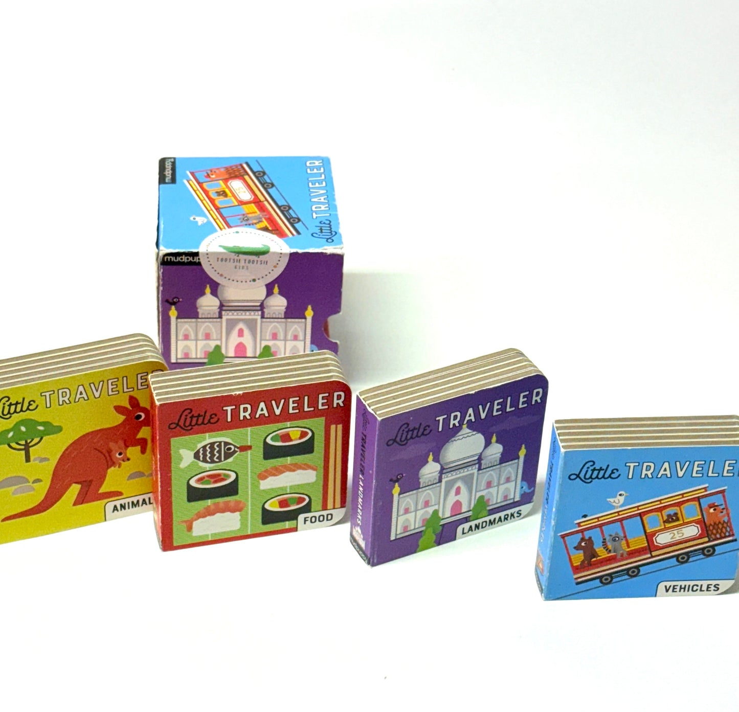Mudpuppy Little Traveler 4pc Book Set