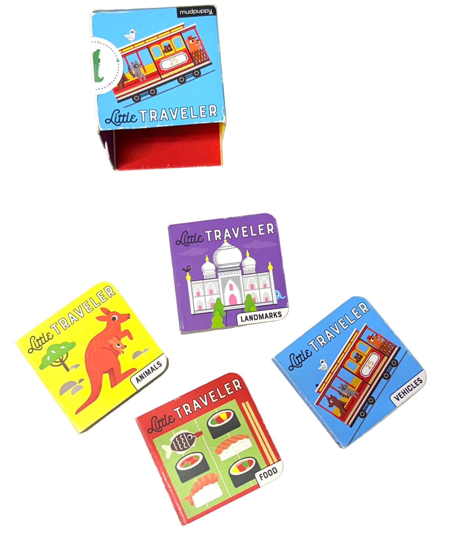 Mudpuppy Little Traveler 4pc Book Set