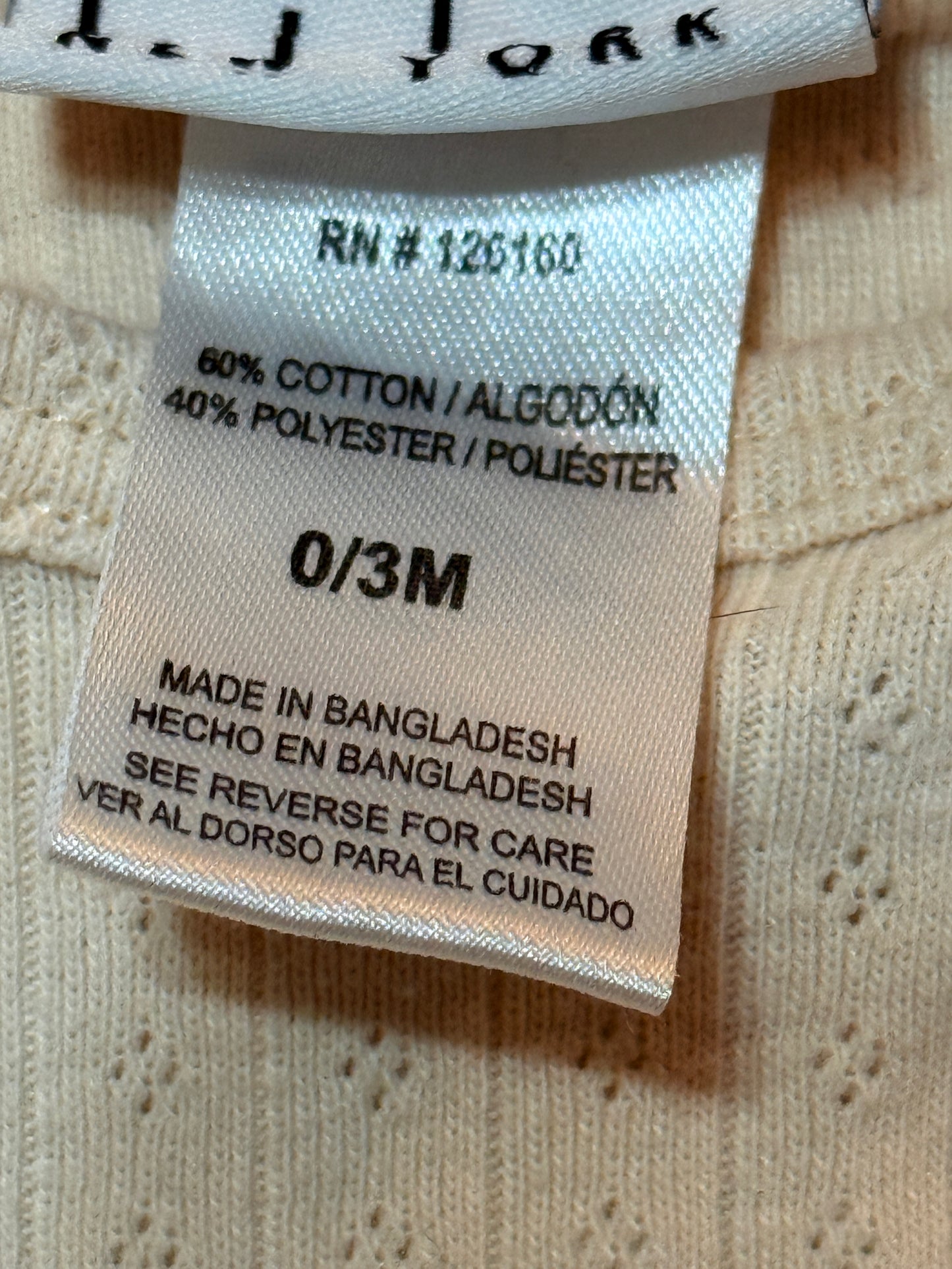 Nicole Miller New York Onesie 0-3m