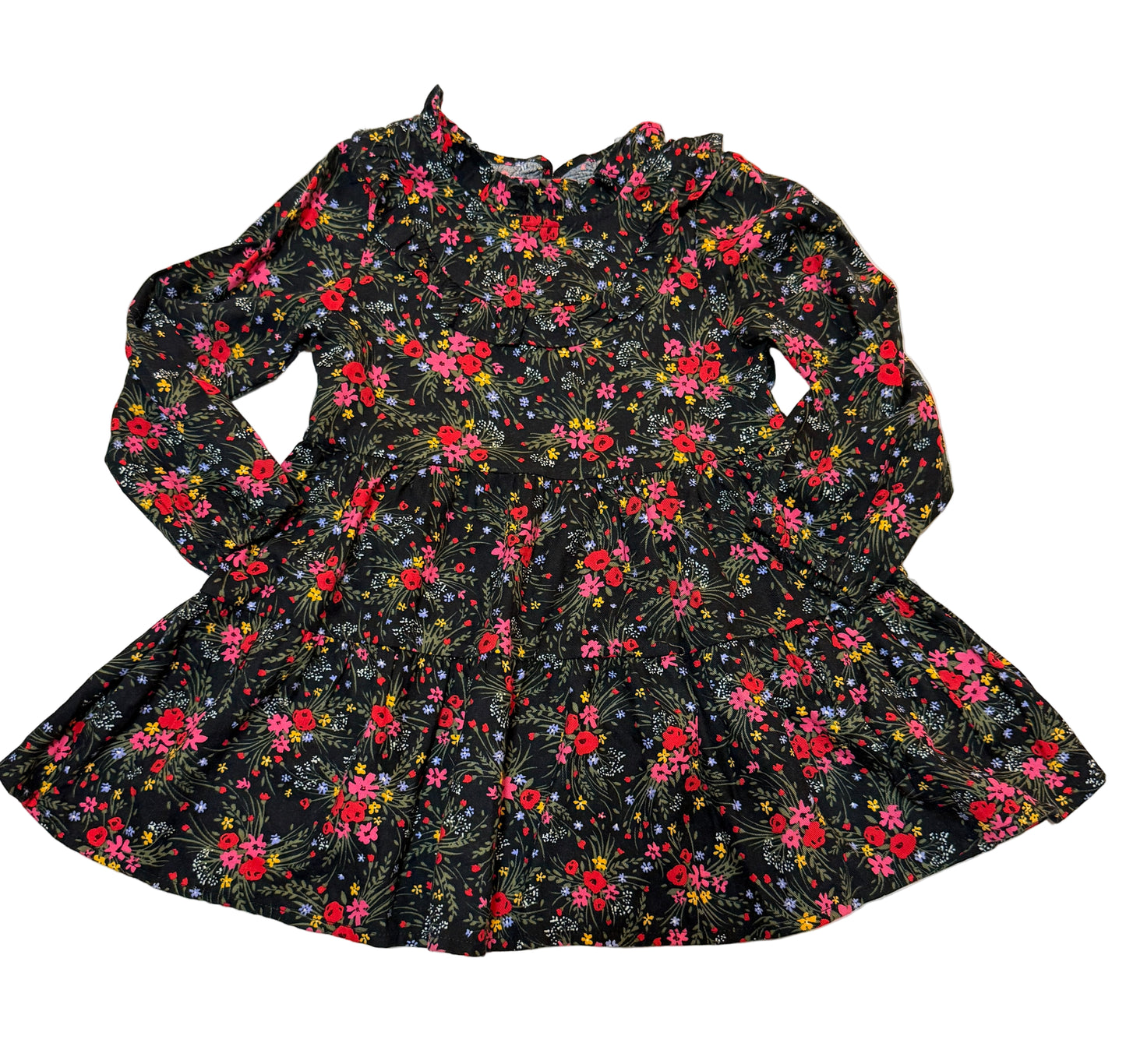 Cat & Jack 3T Long Sleeve Floral Dress