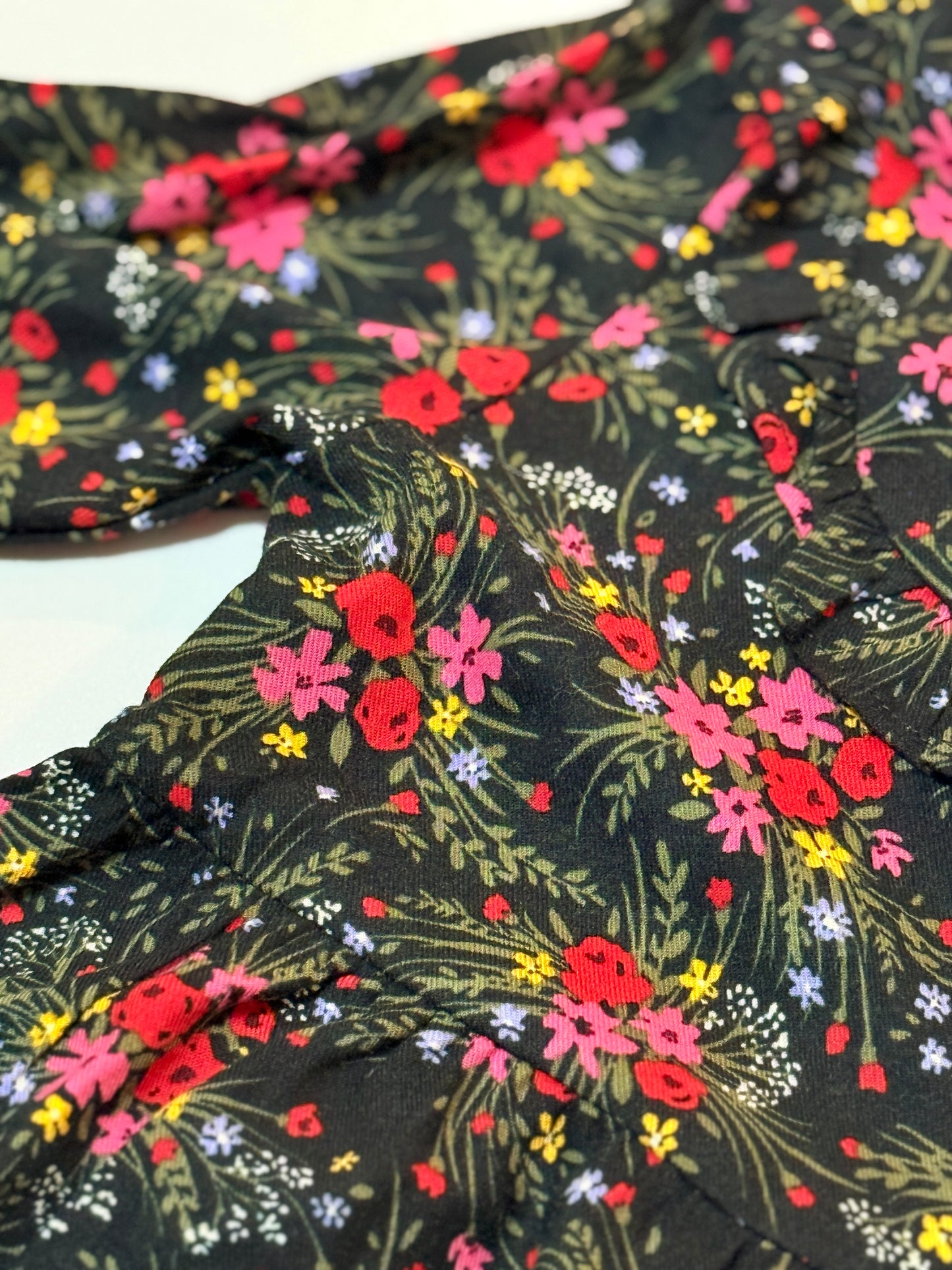 Cat & Jack 3T Long Sleeve Floral Dress