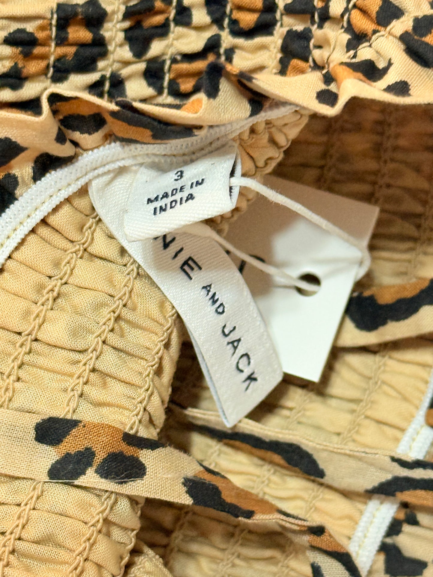 Janie & Jack 3Y Leopard Dress