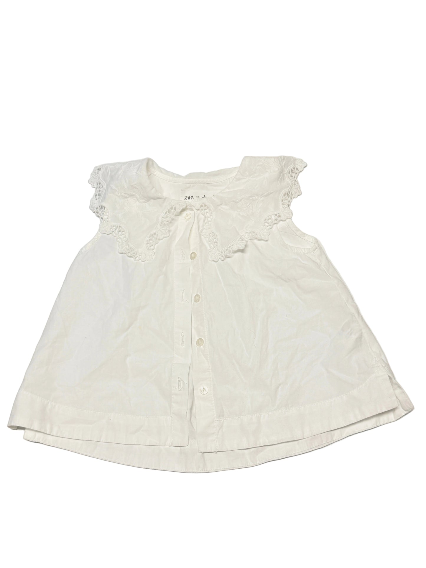 Lace Collar Zara Blouse 4T