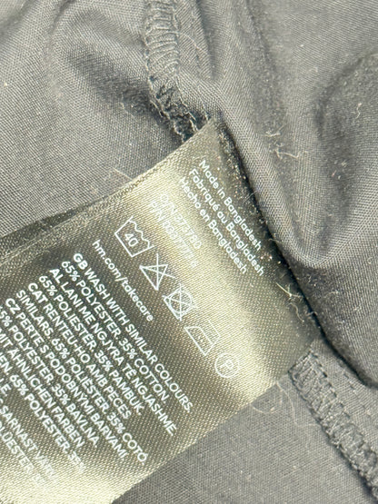 H&M 8-9Y Black Button Up Long sleeve