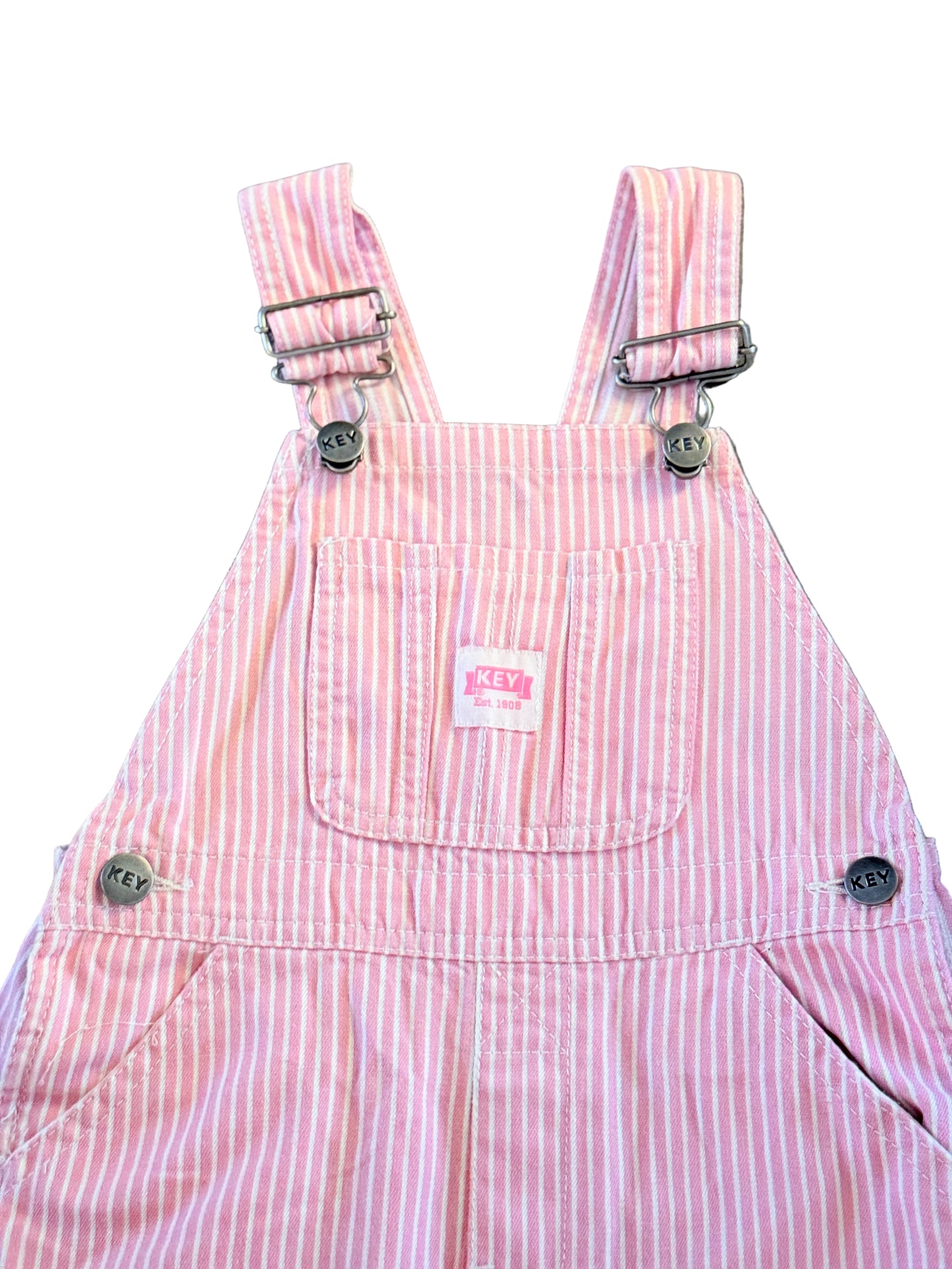 Overalls Pinstripe 100% Cotton 24m