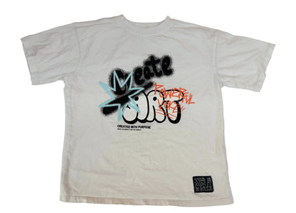 Zara Graffiti Graphic T-Shirt 8-9Y