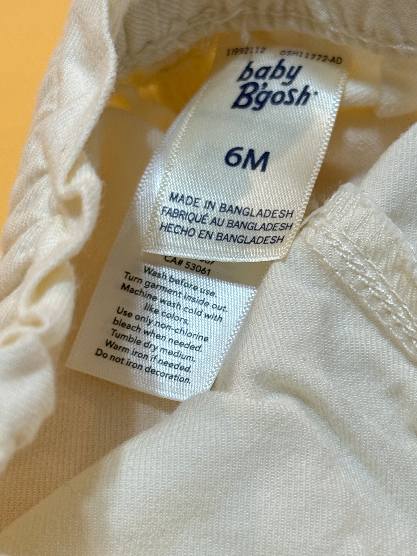 Baby Bgosh 6m pants