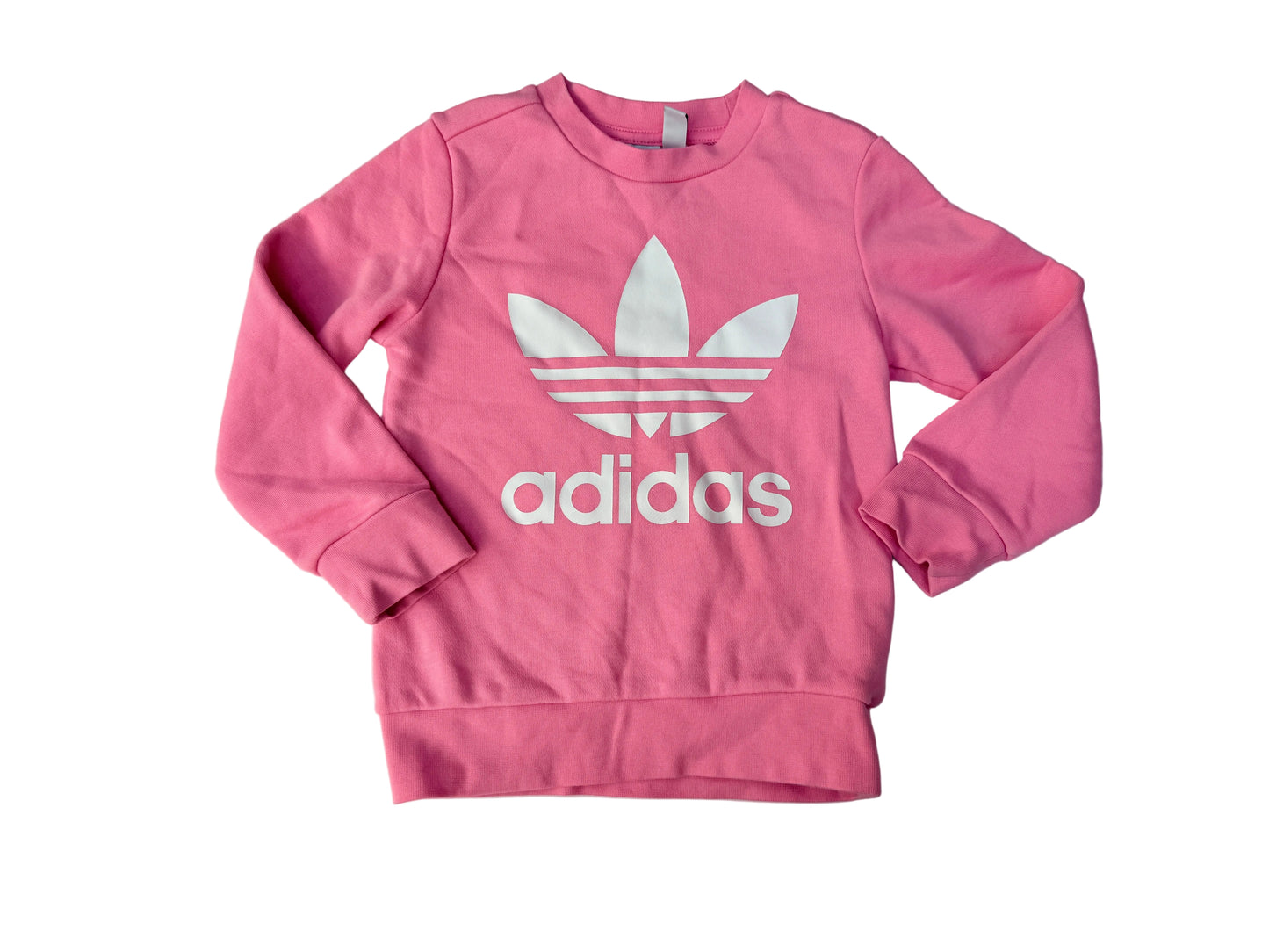 Adidas Originals Pink Trefoil Hoodie Size 3-4Y
