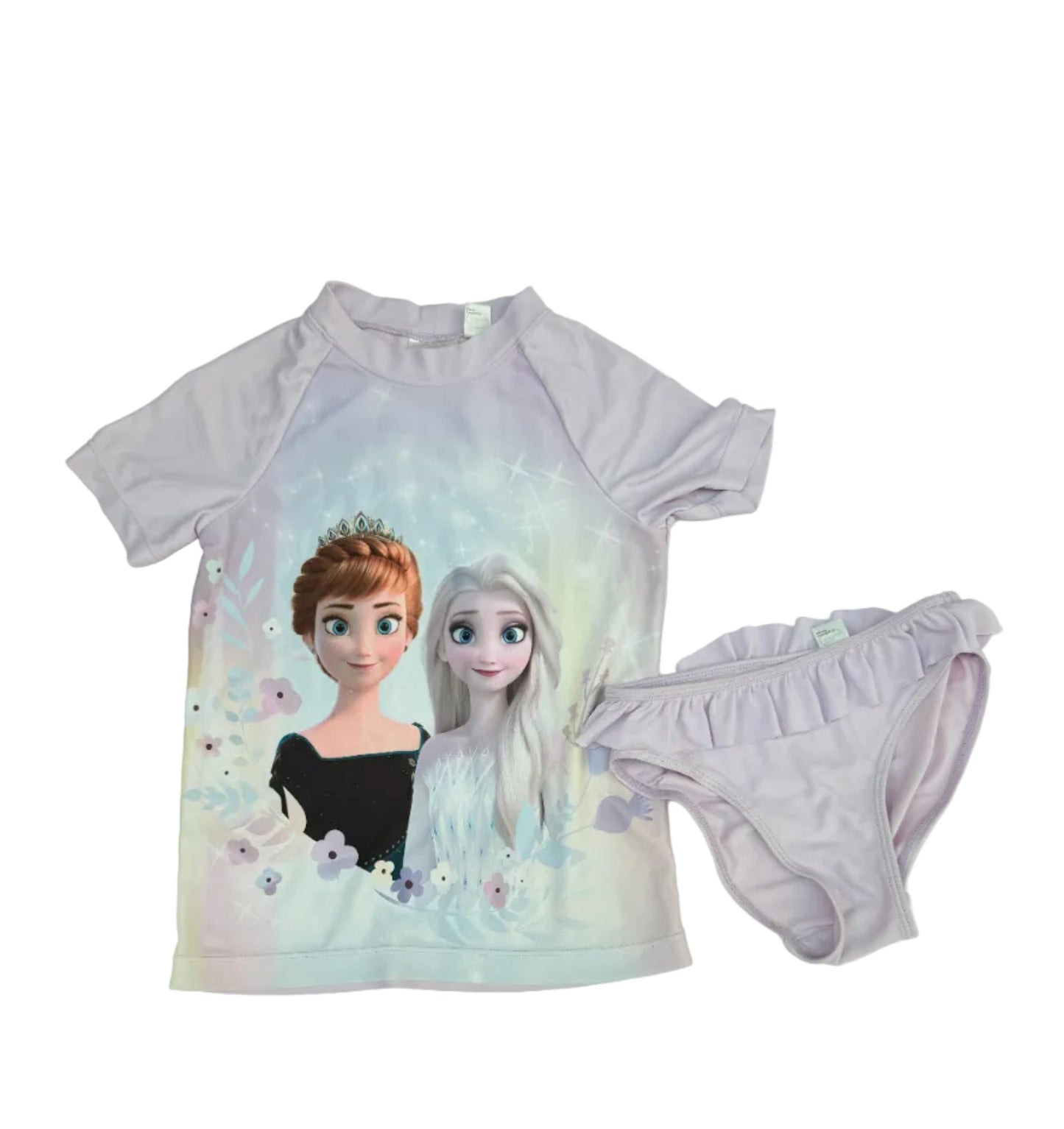 H&M Disney Frozen Swimsuit Set Girls 6-8A