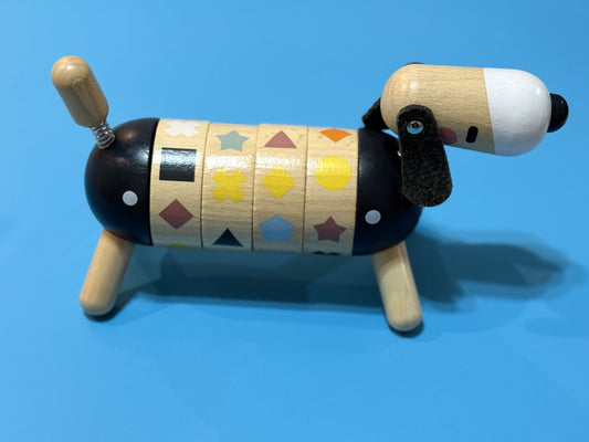 Janod Sweet Cocoon Shapes And Colours Dog