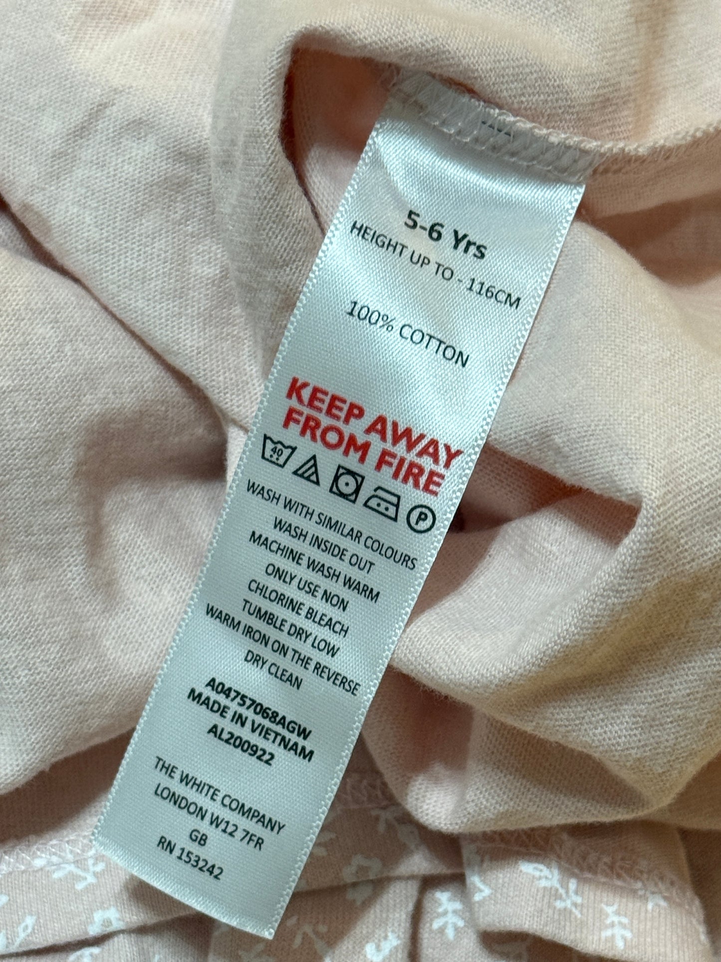 The white Company Dress 5-6y NWT