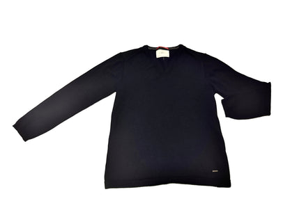 Pull en maille bleu marine Zara Taille 9