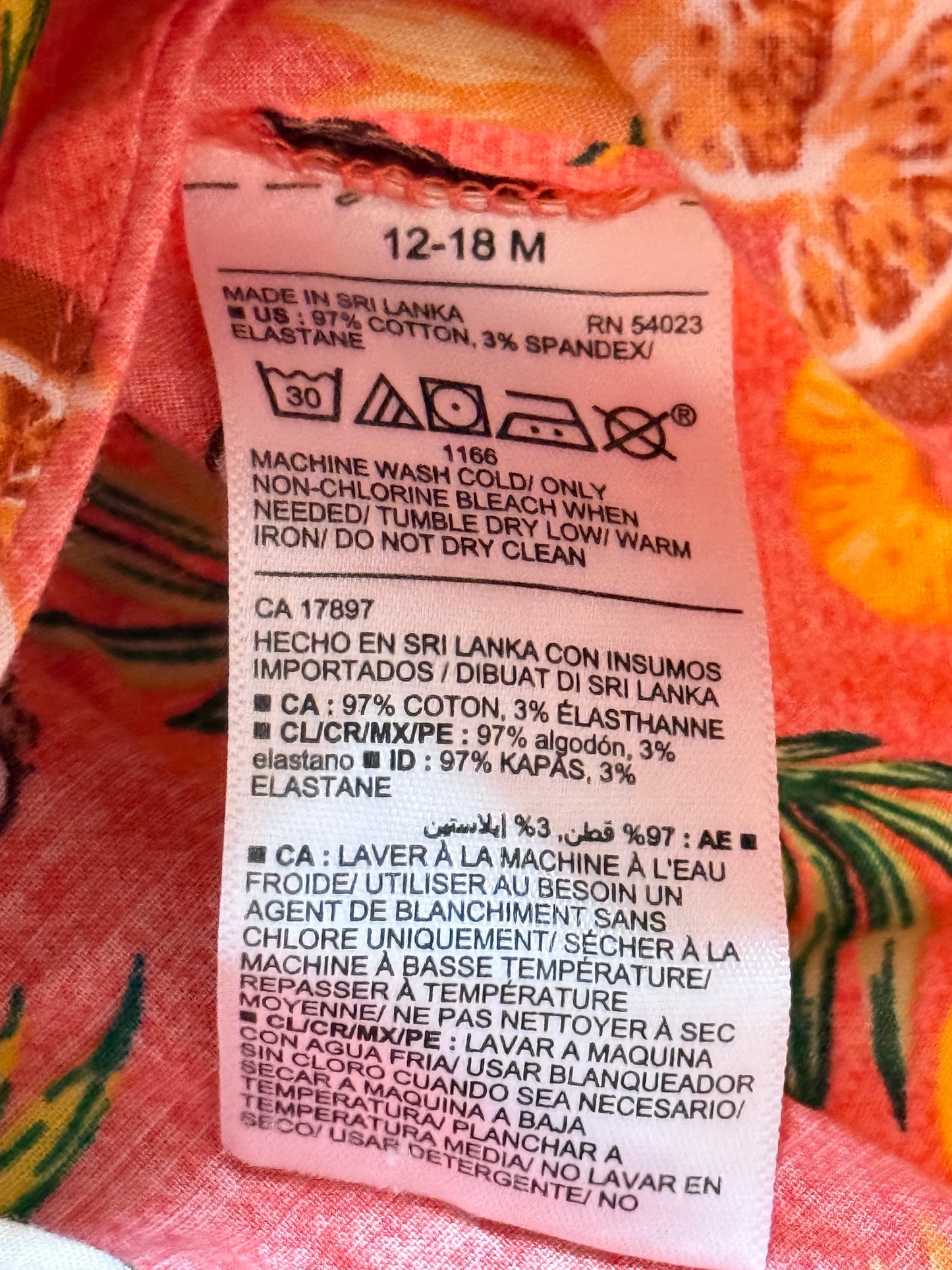 Hawaiian Shirt 12-18m Old Navy