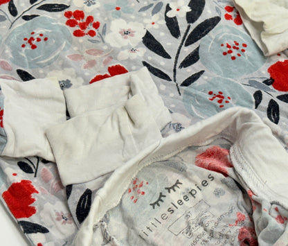 Little Sleepies Floral Bamboo Pajama Set 3T