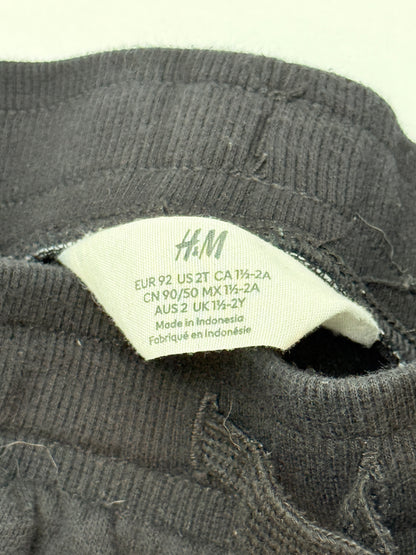 *NO SIZE H&M Black Fleece Jogger Sweatpants Kids