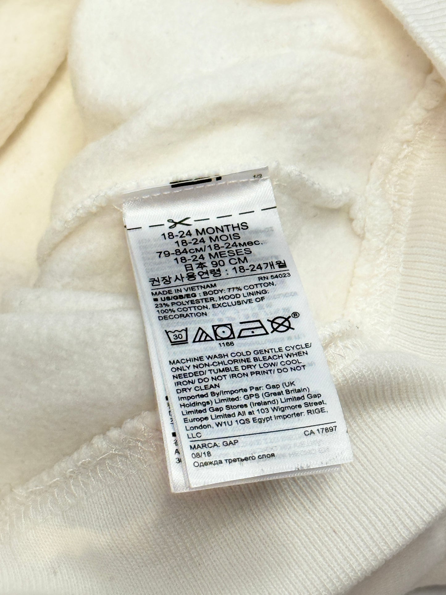 Gap Canada Sweater 18-24m