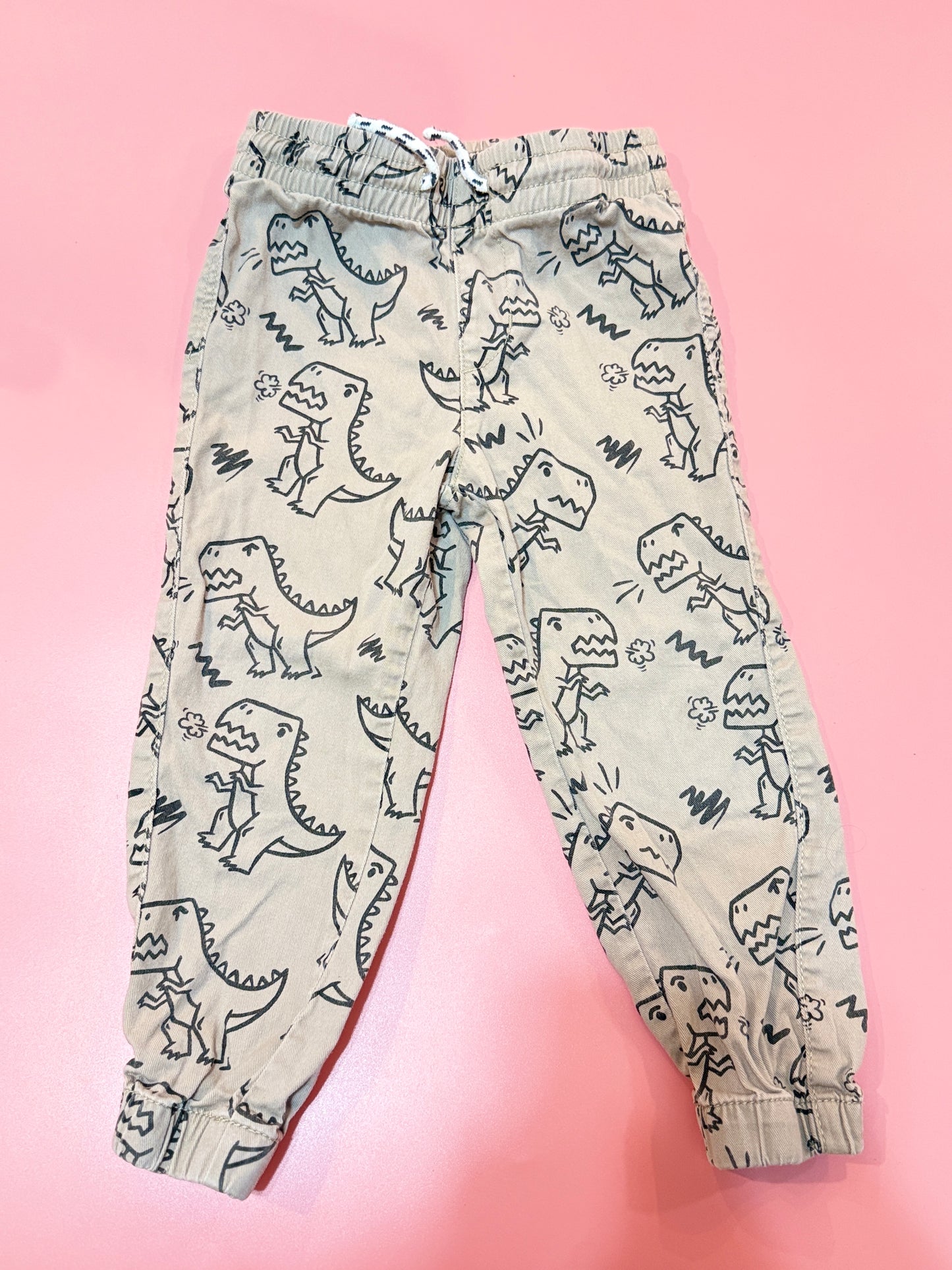 H&M DINO PANTS 2-3Y