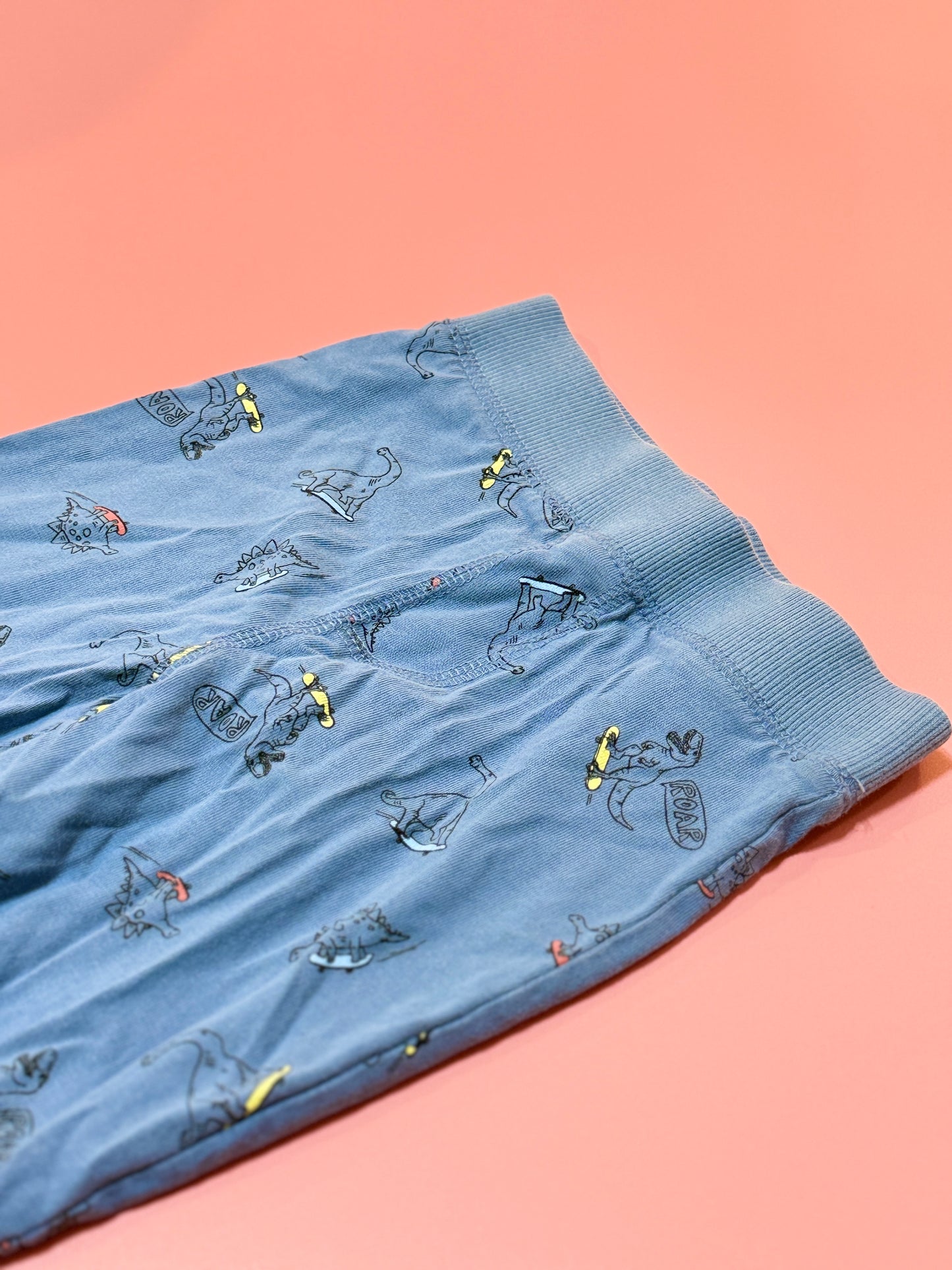Dino Skateboarding Leggings George 2t
