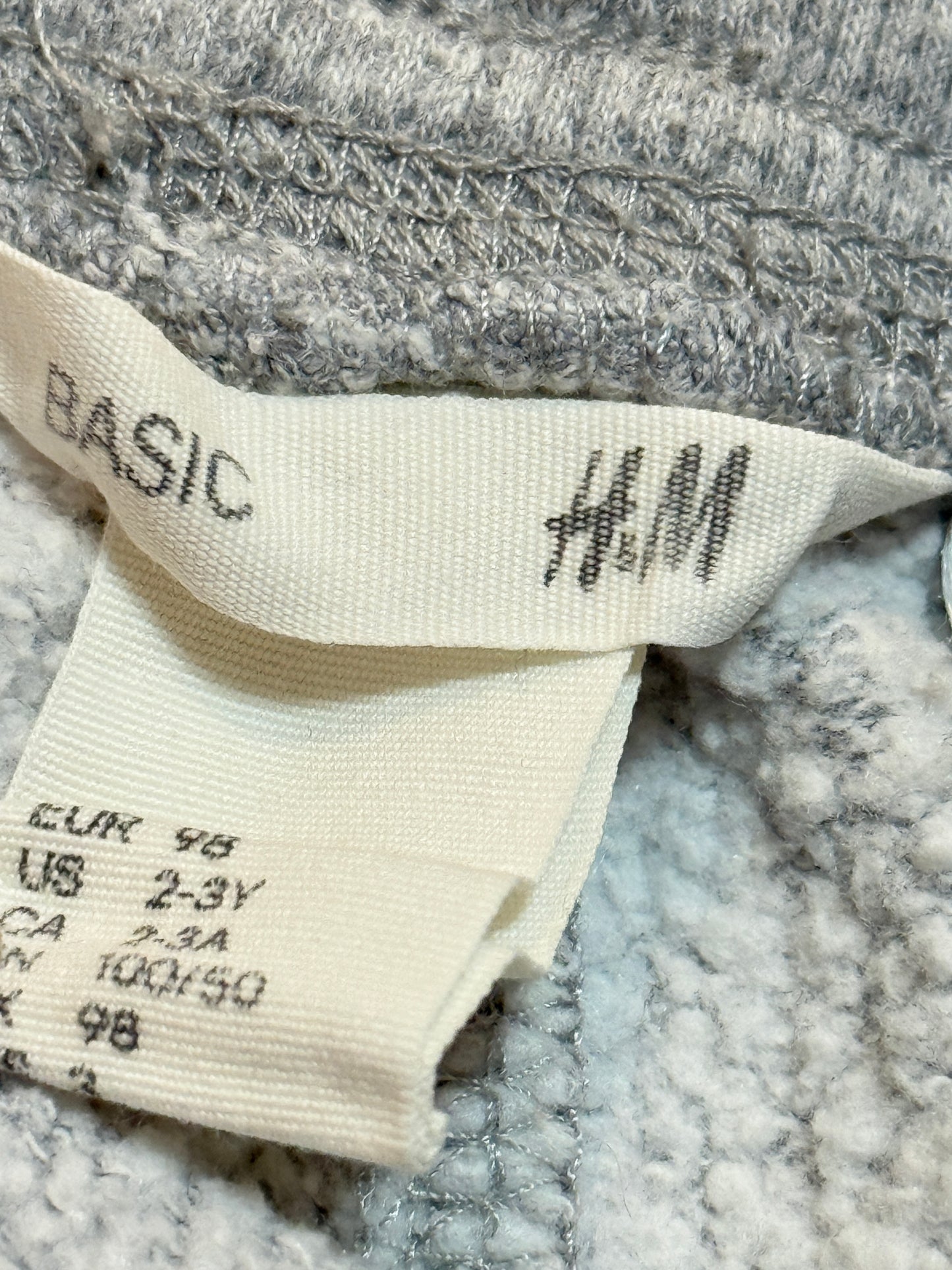 H&M 2-3y basic sweatpants