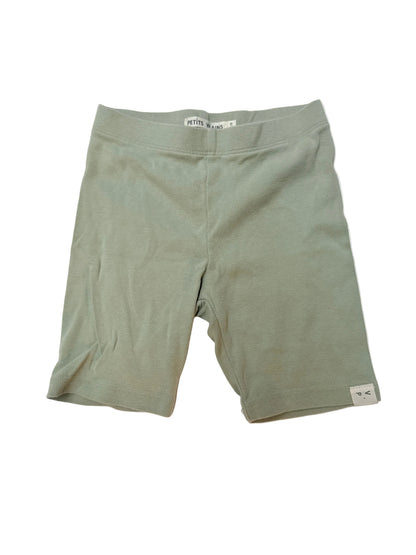 Petits Vilains Sage Green Biker Shorts 4/5