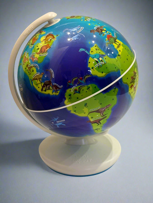 Dinosaur Orboot app globe