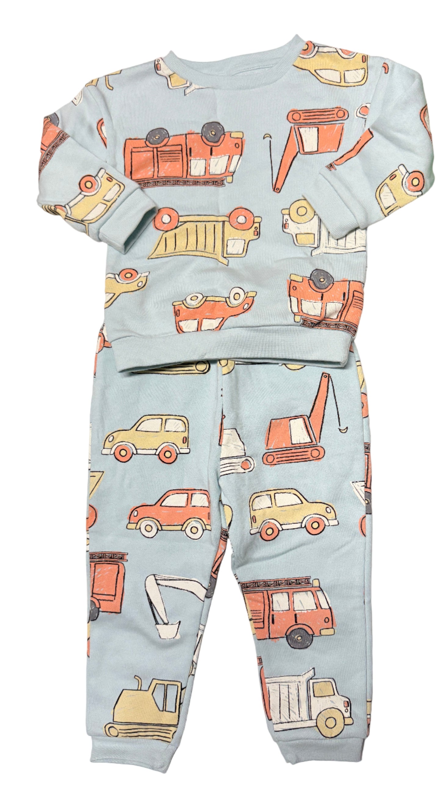 2pc Primark Set Trucks 24-36m 2T