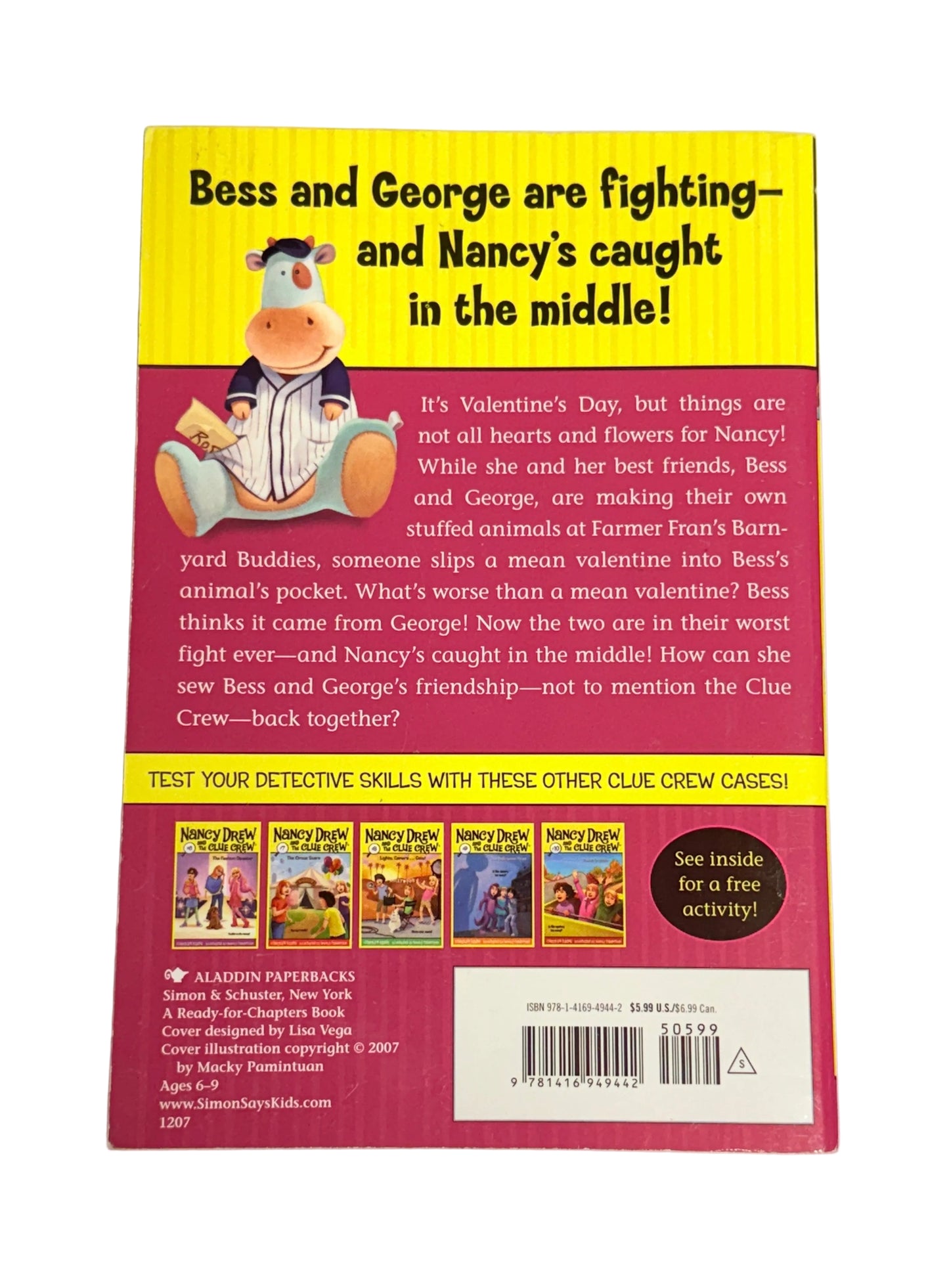Nancy Drew and the Clue Crew #12, Valentine’s Day Secret - Book