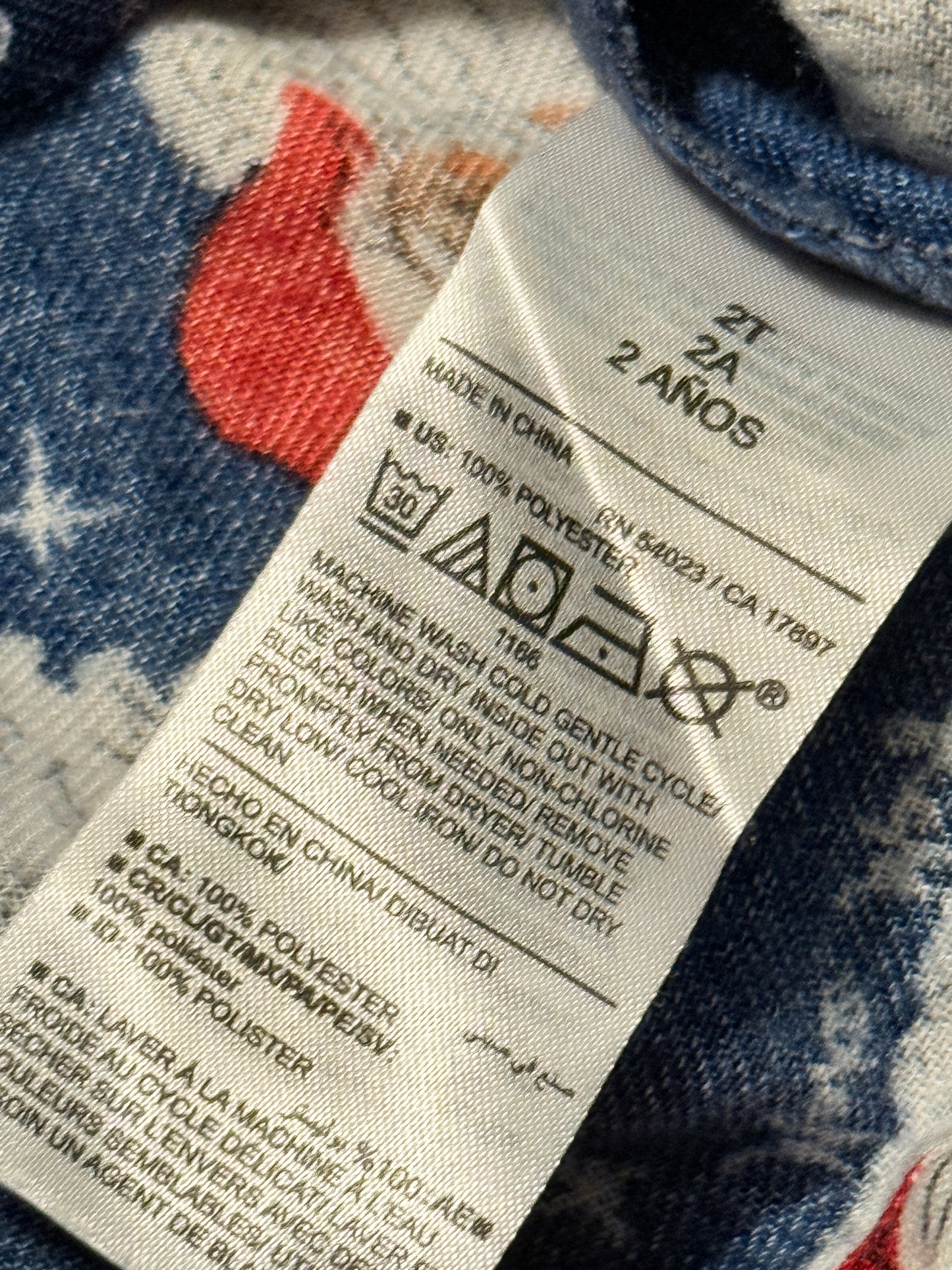 Old Navy 2pc Christmas Santa Button ups 2T