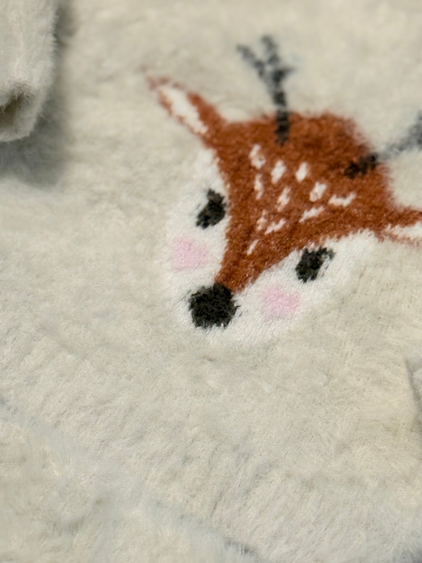 Old Navy 2pc Deer Set Fuzzy 0-3m