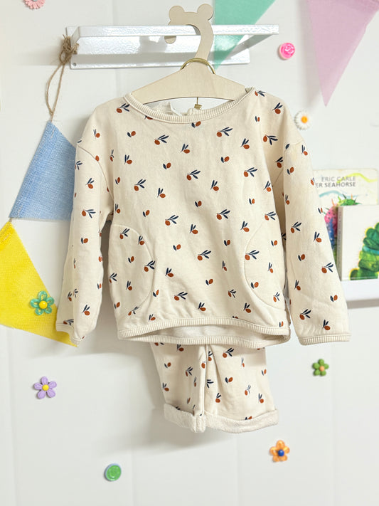 MNG 9-12m 2pc Sweater and Pants Set