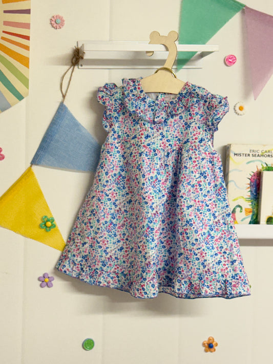 Dona Carmen 6m 2pc Cotton Dress & Diaper Cover