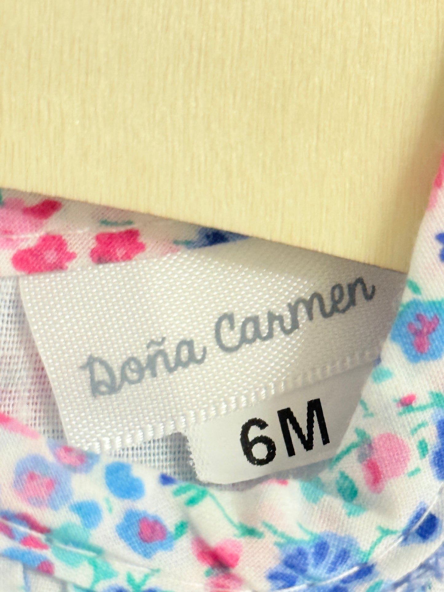 Dona Carmen 6m 2pc Cotton Dress & Diaper Cover