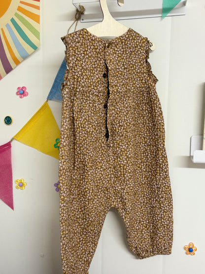 Zara 6-9m Floral Romper