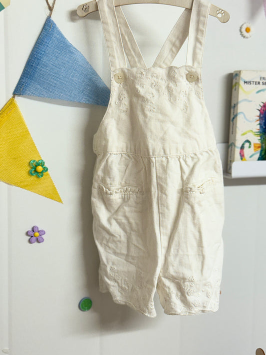 Sweetest! Baby Gap eyelet overalls 18-24m