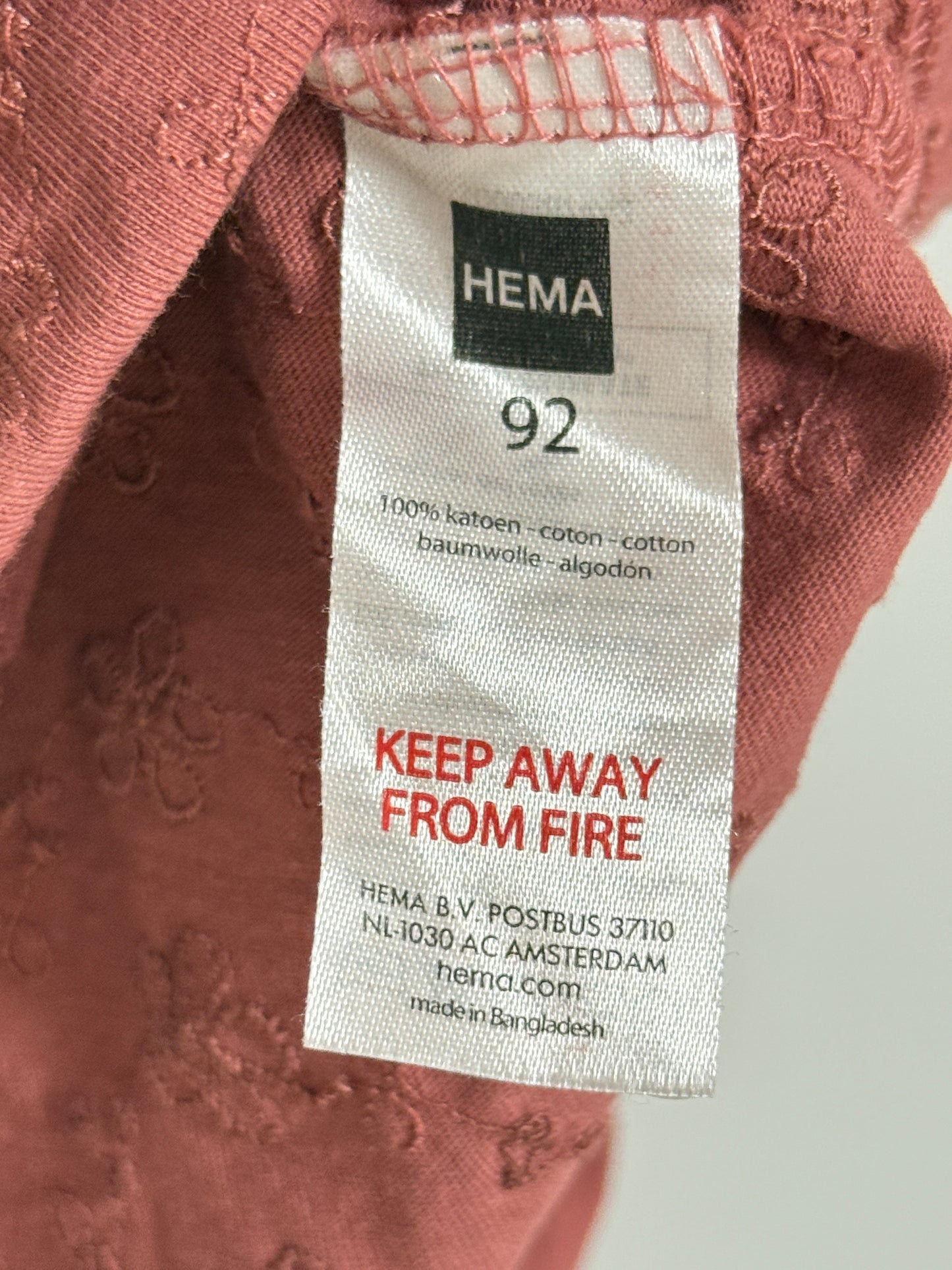 Hema Cotton Dress 92 = 2t