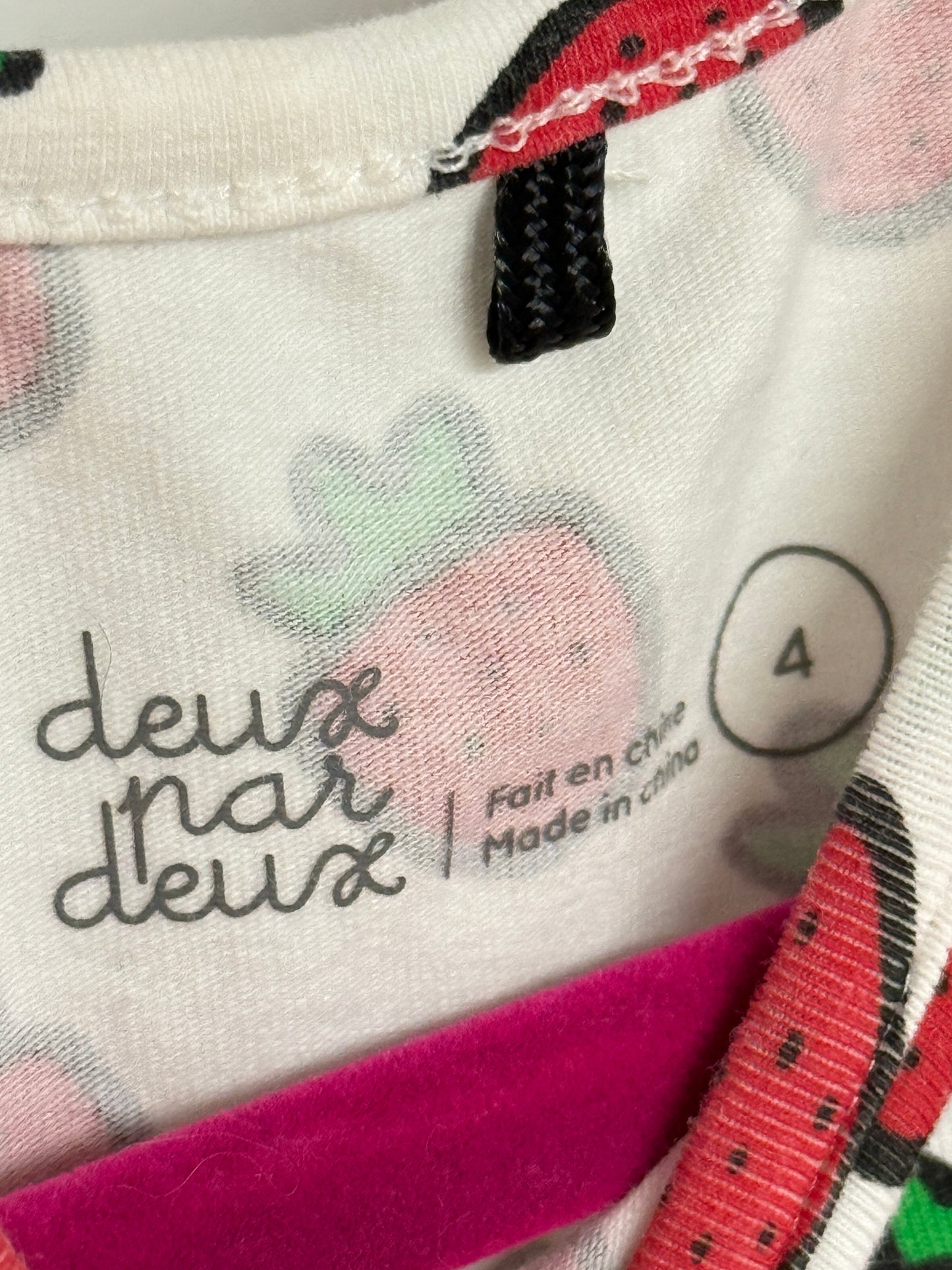 deux par deux 4t Strawberry Dress