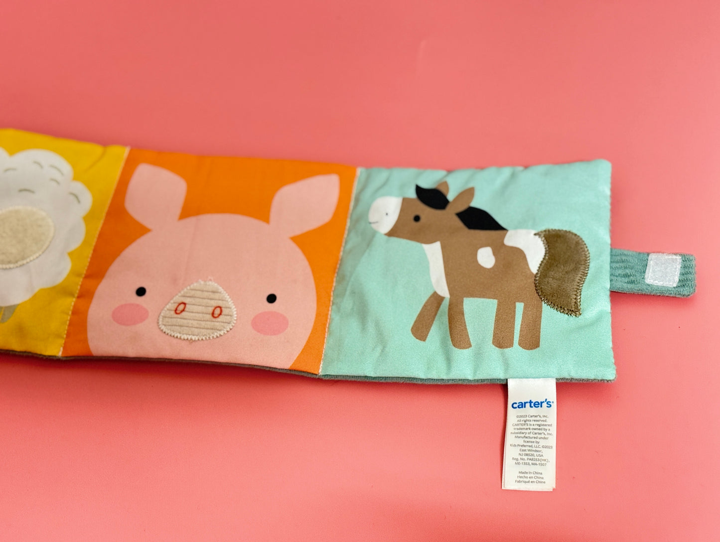 Carters Soft Fold-out Animal Book