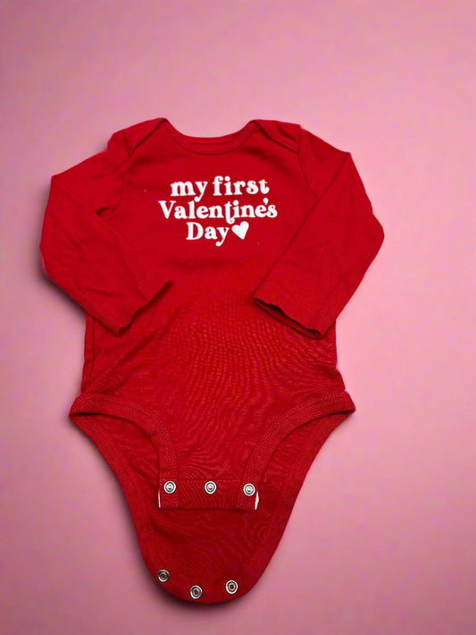 Valentine Carters 9m onesie