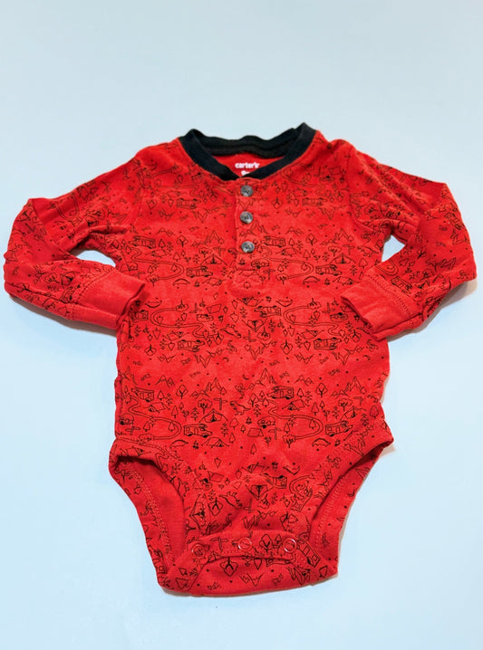 Carter's 9m Camping print Onesie