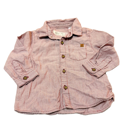Zara Bébé Garçon 3-6m Boutonné