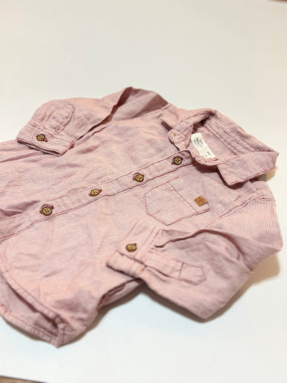 Zara Bébé Garçon 3-6m Boutonné