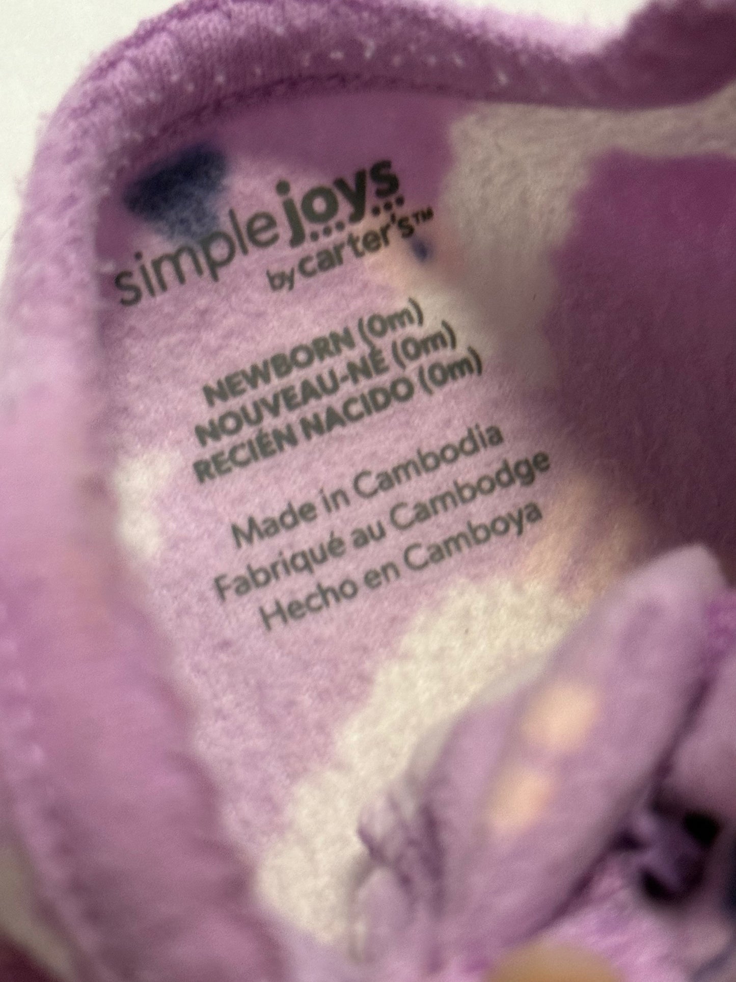 Carters Newborn onesie