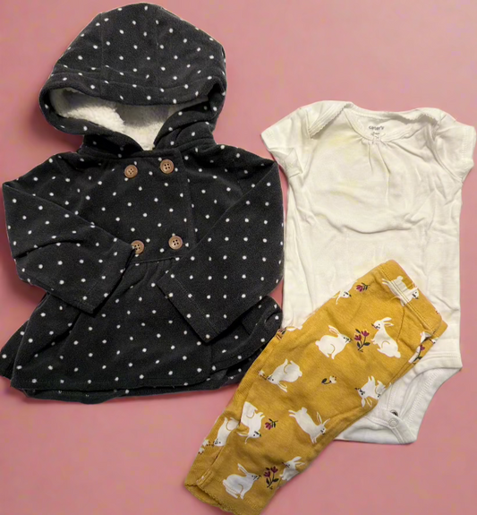 carters set 3pc 6m