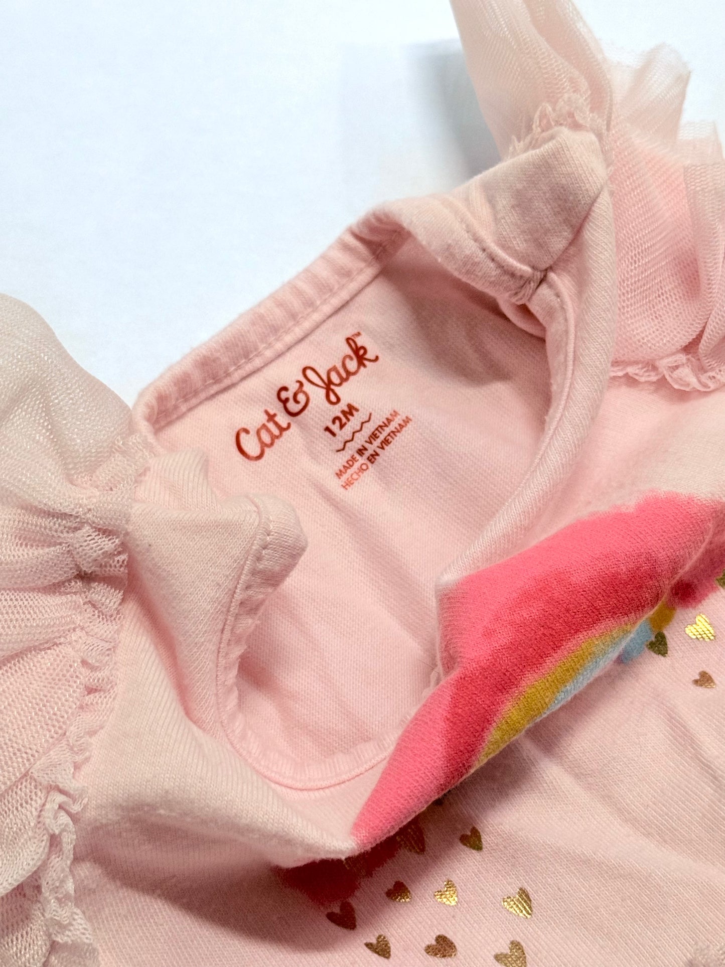 Cat & Jack 12m Rainbow Dress