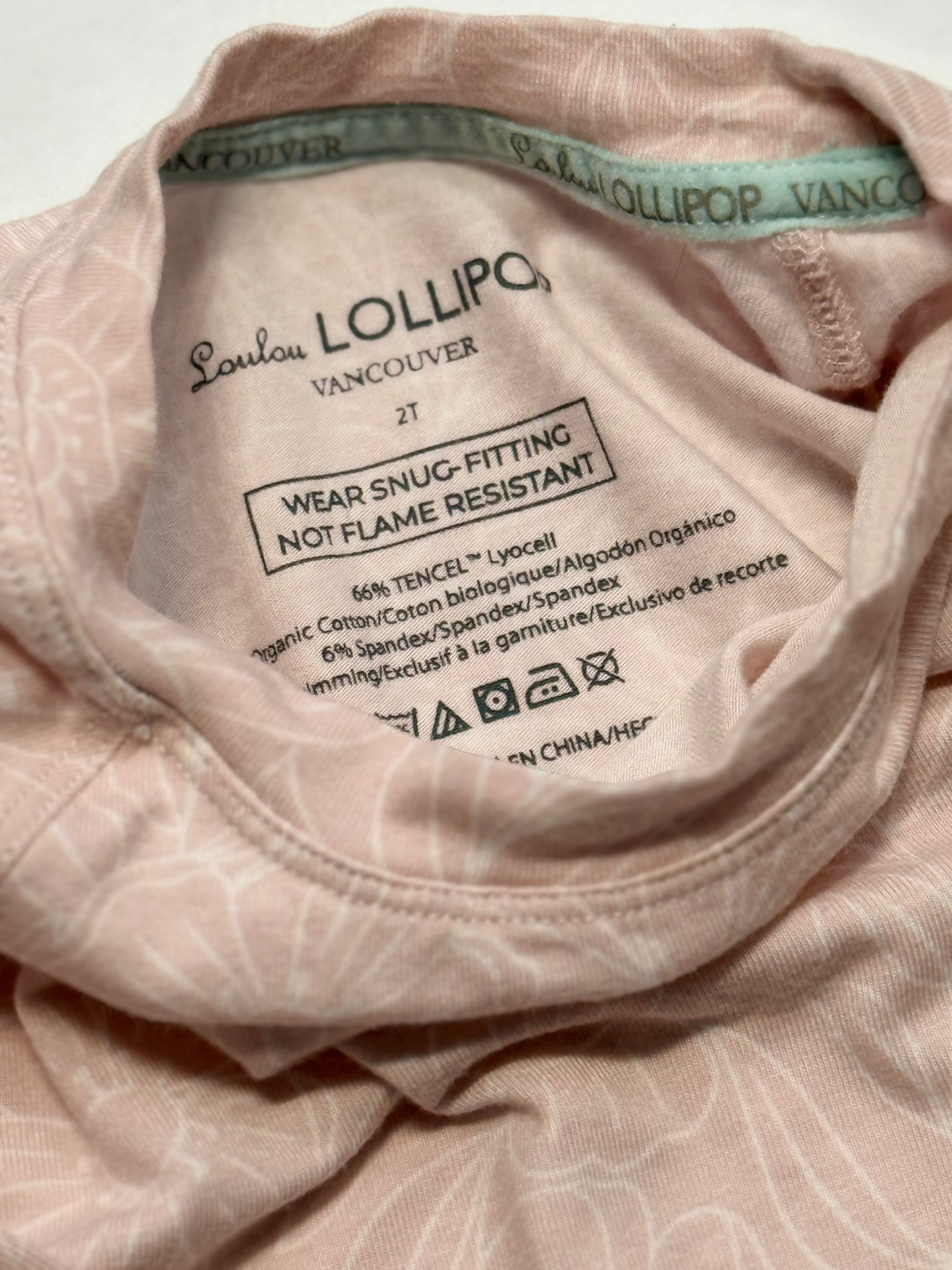 loulou Lollipop 2t 2pc Pajama set