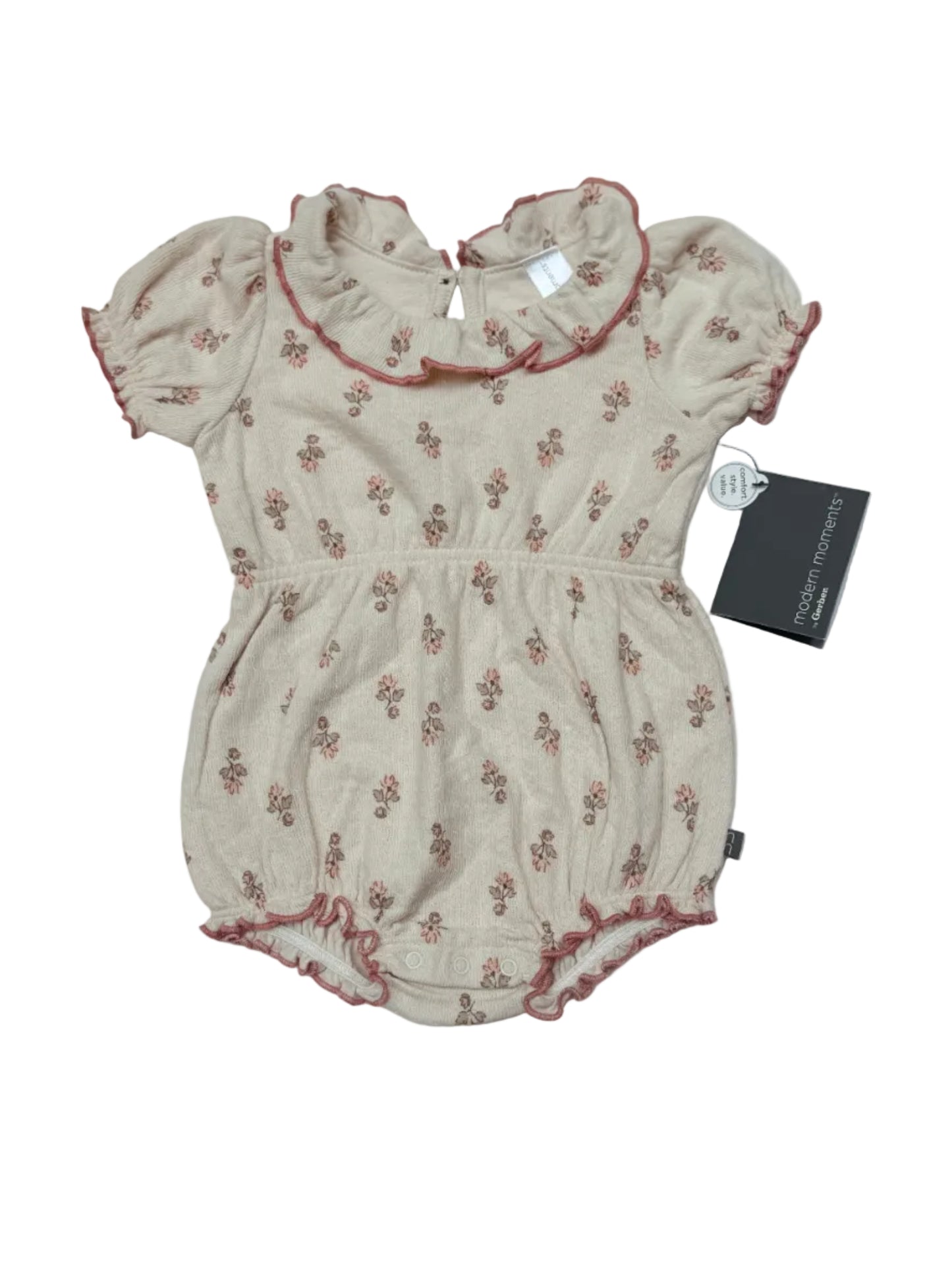 Modern Moments by Gerber Floral Romper 3-6M